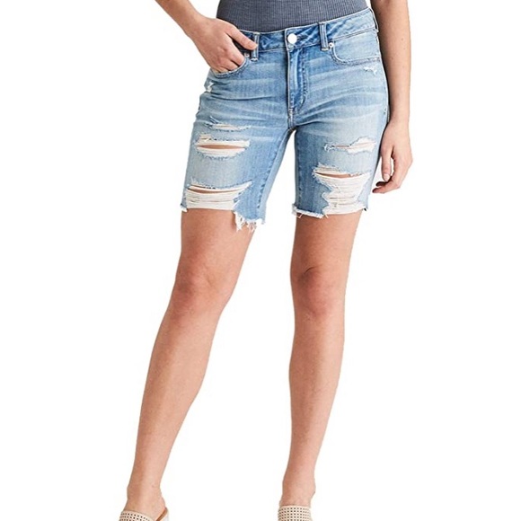 ae denim shorts